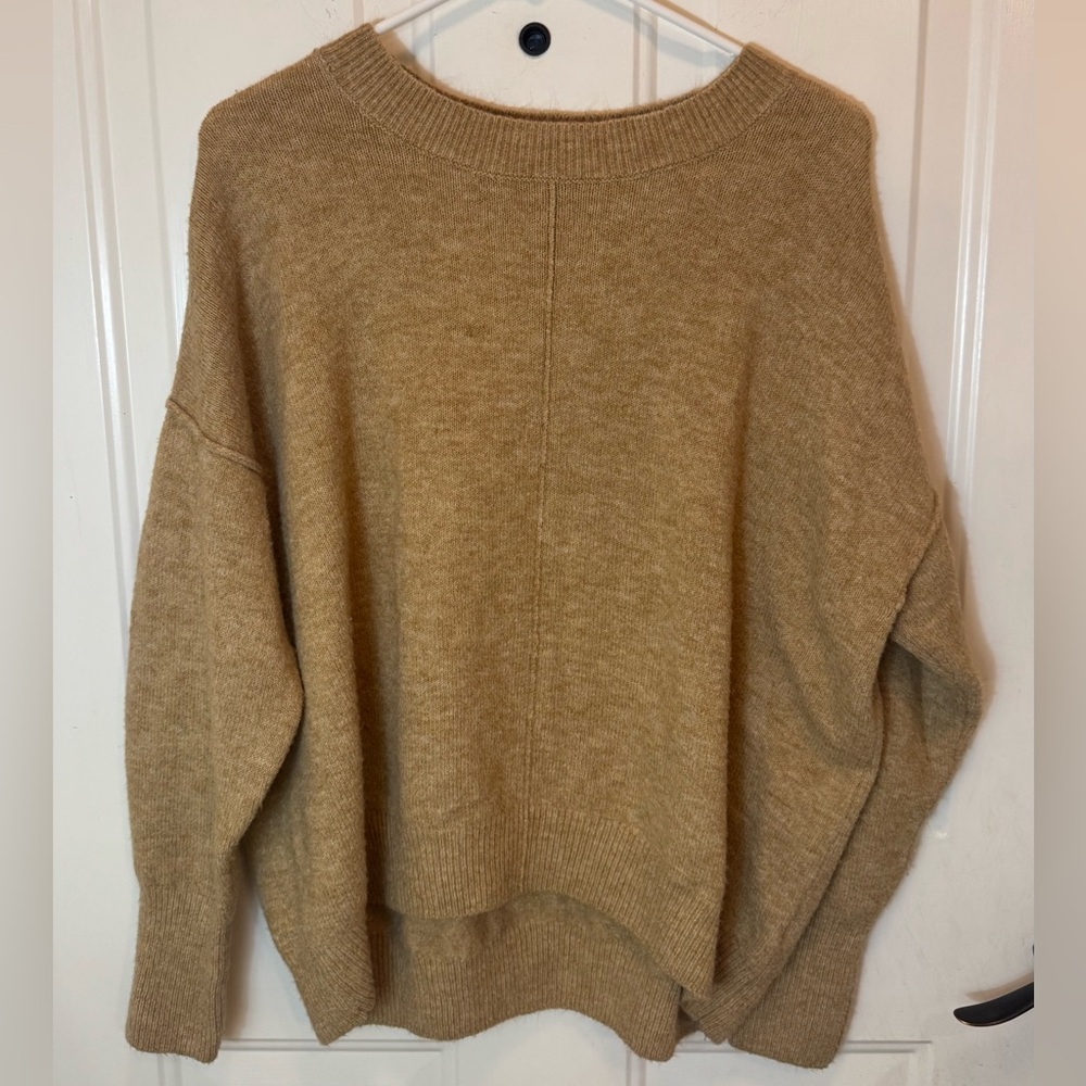 Vince Camuto Camel Crew Neck Sweater